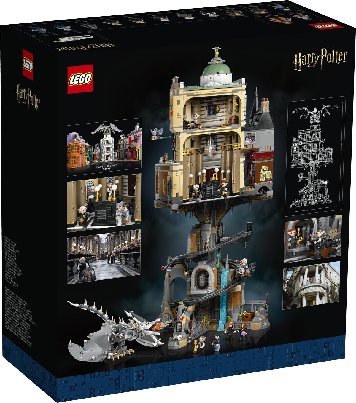 AFDL - La Banca Gringott è il nuovo SET LEGO Hary Potter Collectors' Edition